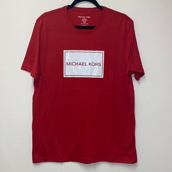 NWT Michael Kors Red Shirt - Picture 1 of 6